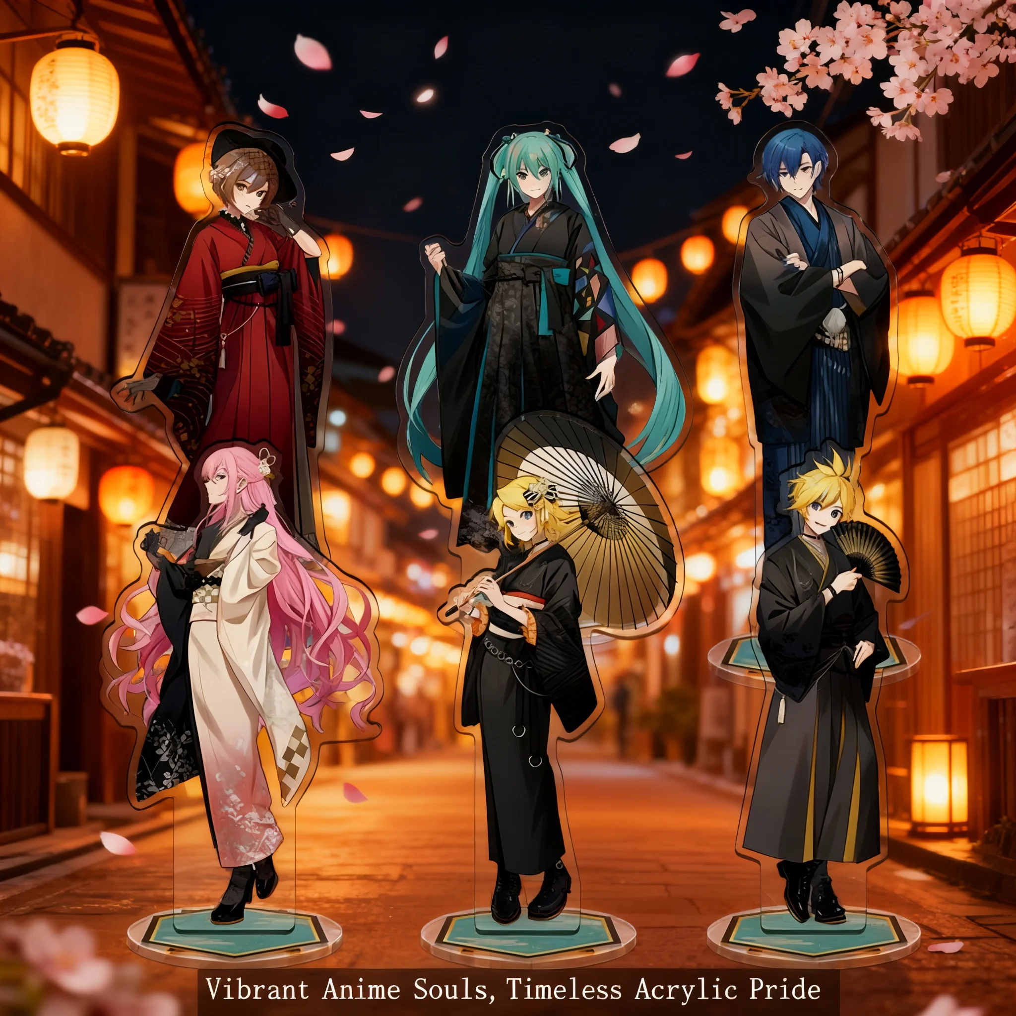 

Акриловая фигурка-подставка Vocaloid Miku Hatsune Future Kagamine Rin Len Kaito Luka Megurine V Family, аниме-товары
