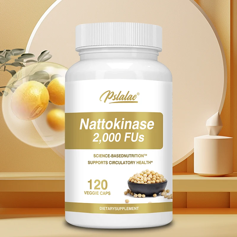 

Nattokinase Supplement - Supports Cardiovascular and Heart Health, Improves Blood Circulation, and Enhances Overall Well-being