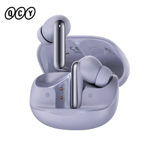 QCY Melobuds N50 ANC Bluetooth 5.4 Wireless Earphones AI HD Call 4 Modes Active Noise Cancellation Earbuds Multipoint Connection