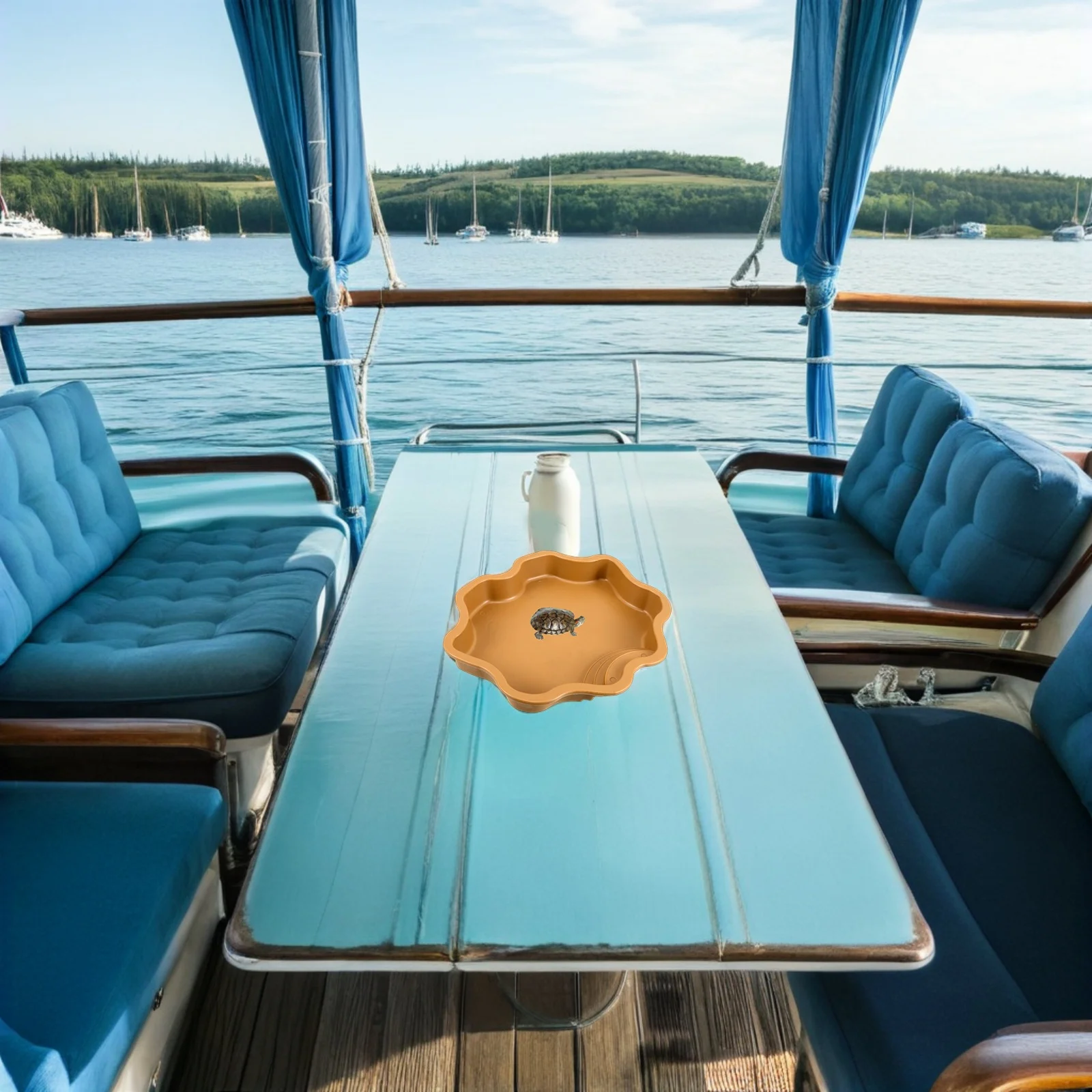 حوض نقع الزواحف السلحفاة السحلية حمام السباحة متعدد الوظائف متين وسهل التنظيف ملحقات الموئل الداخلي والخارجي