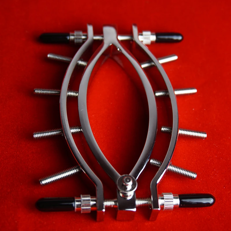 Pinzas para labios extendidas, expansión de espéculo de clítoris con picos, abridor de clítoris, castidad, Juguetes sexuales BDSM