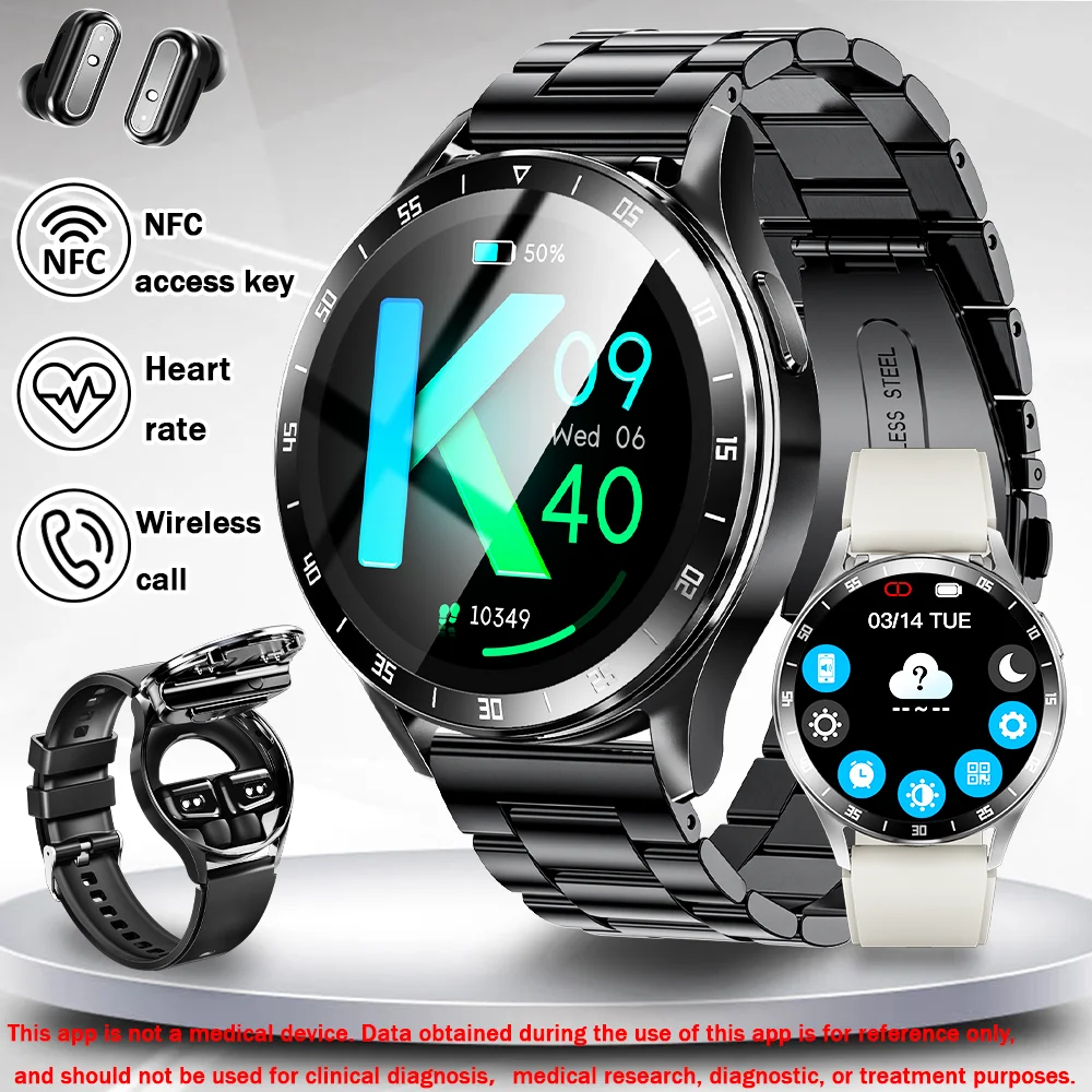 

2024 New built-in headset 1.39-inch AMOLED Smartwatch supports 100 sport mode IP68 waterproof smartwatch for men and women