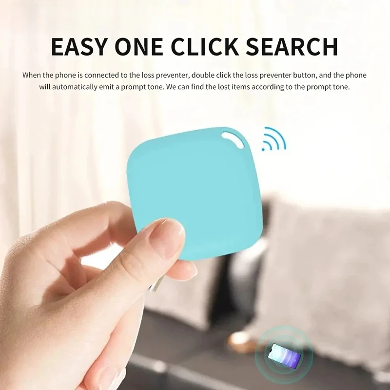 Mini Bluetooth 5.0 Tracker Smart Finder Localizzatore Dispositivo anti-smarrimento per animali domestici Borse per bambini Portafogli con funzionalità di tracciamento