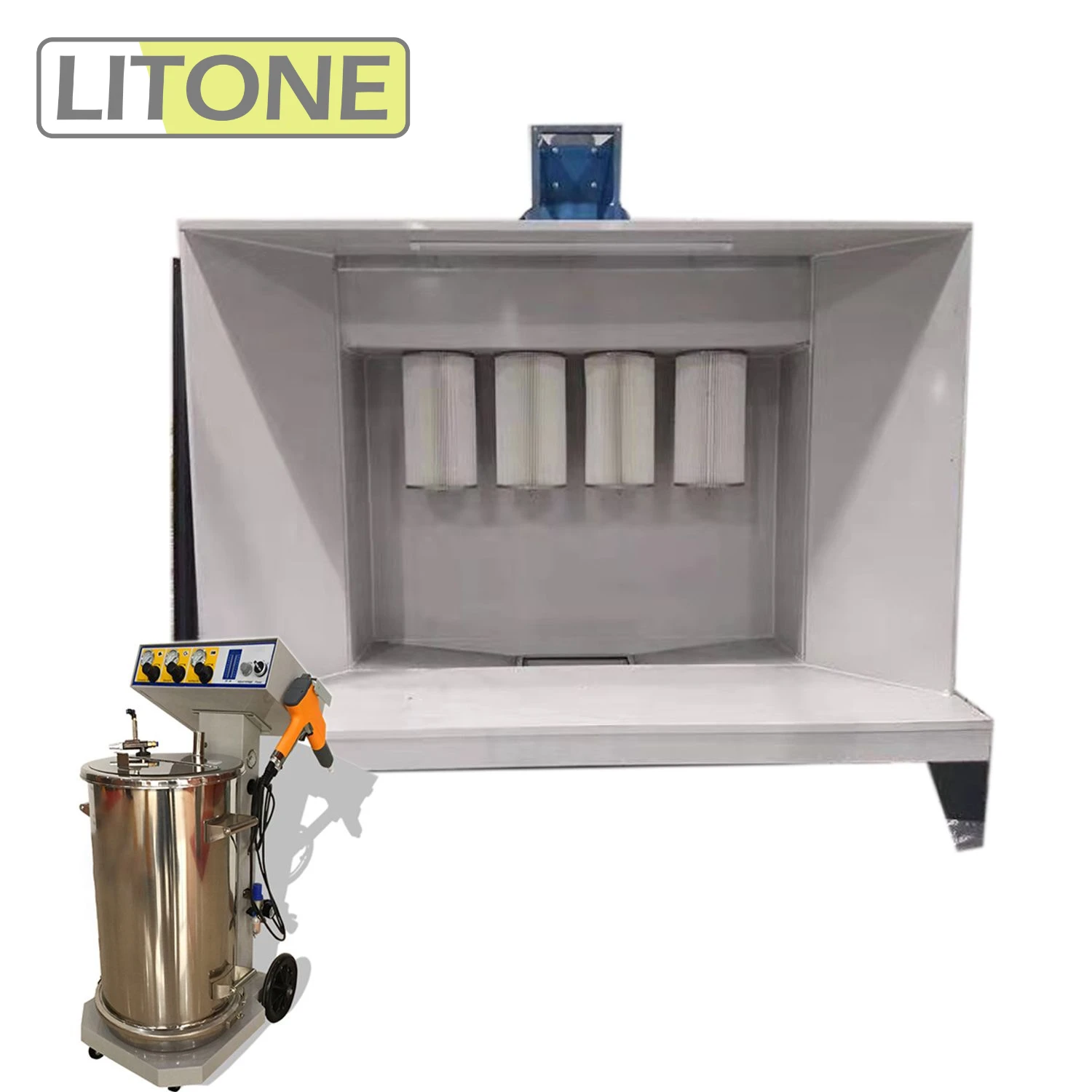 Supermarket Storage Shelf Car Rim Aluminum Profiles Manual Powder Dip Coating Paint Systems Line Plant