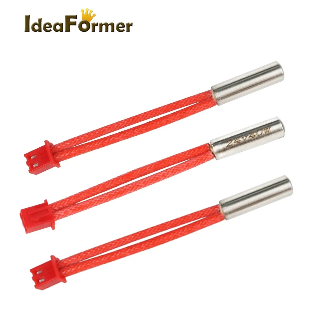 24V 40/50W Cartridge Heater NTC100 High Temperature 300°C Thermistor Heating Tube for Sprite Extruder Ender 3 S1 Pro 3D Printer