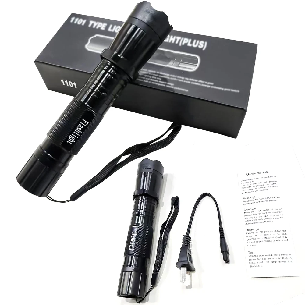 

Rechargeable Flashlight Defense Flashlight LED Flash Light for Home Camping Hiking Emergency