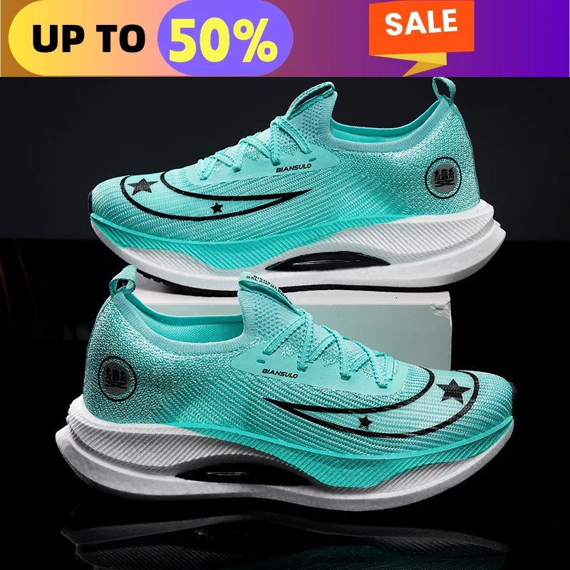

NEW Running Shoes Men Casual AirCushion Marathon Breathable Lightweight Comfortable for Men Athletic Sports Sneakers CarbonPlate