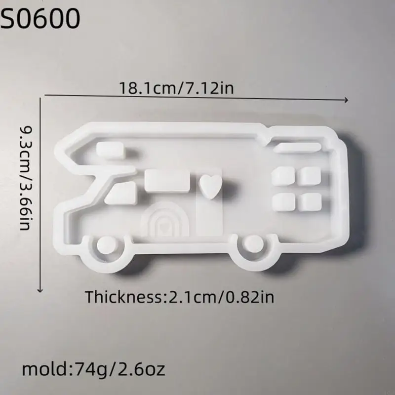 MXMF Campers Dekorasi Silikon Cetakan Silicone Trendi Perhiasan Kendaraan