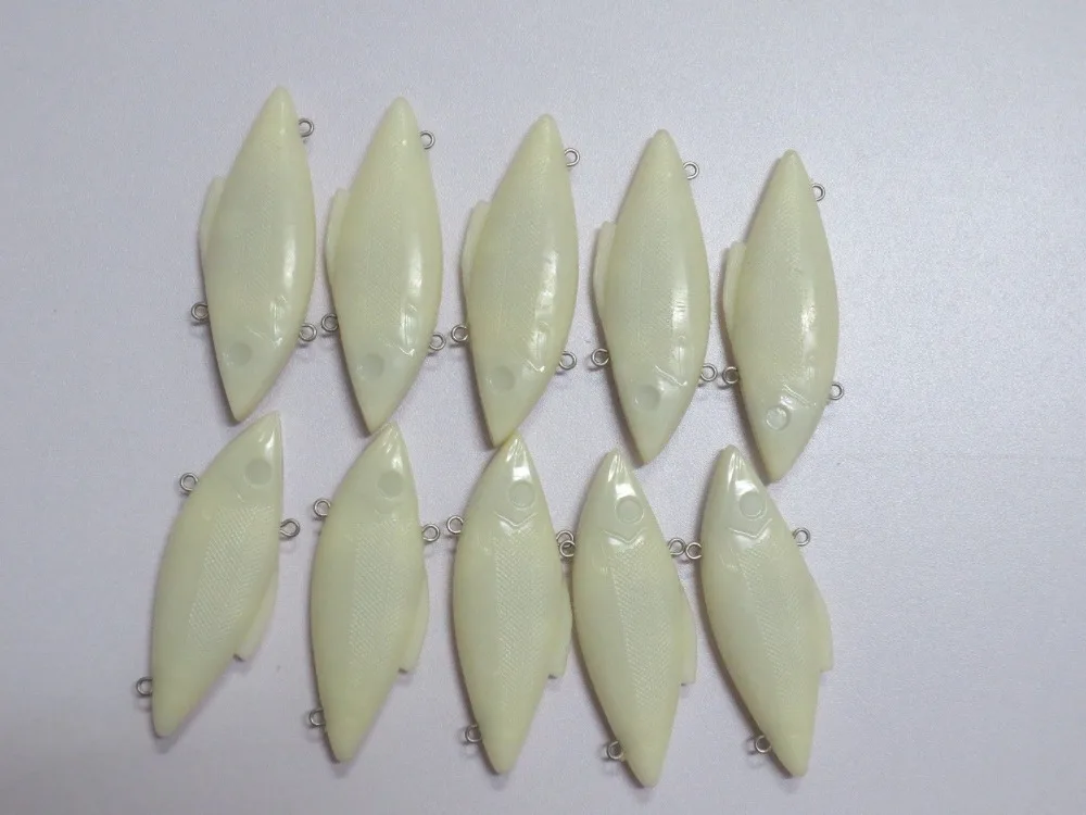 10pcs Unpainted Crank bait Fishing Blank Lure Body 85mm 20g OZ Blank lures JS#8143