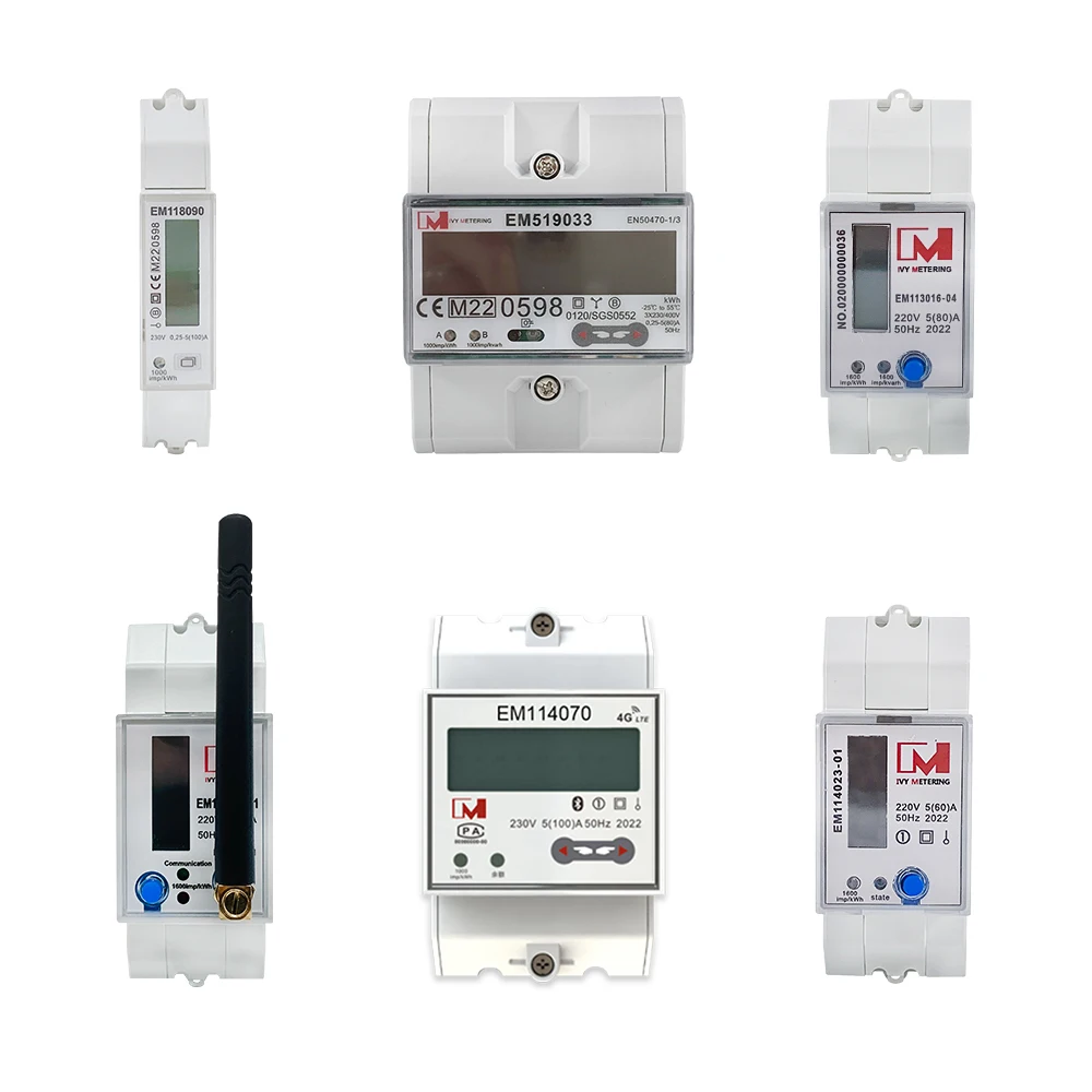 Misuratore di potenza intelligente controllato da WiFi intelligente e modulo 4G LTE misuratore di tariffe elettriche Wireless LoRaWAN Smart Energy