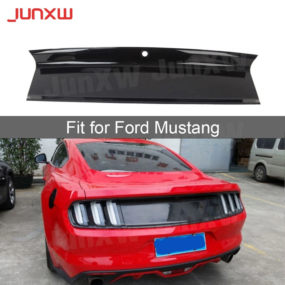 

Carbon Fiber Rear Lid Trunk Decklid Panel Cover For Ford Mustang 2015-2020 Trunk Boot Lid Panel ABS Gloss Rear Trunk Panel Kit