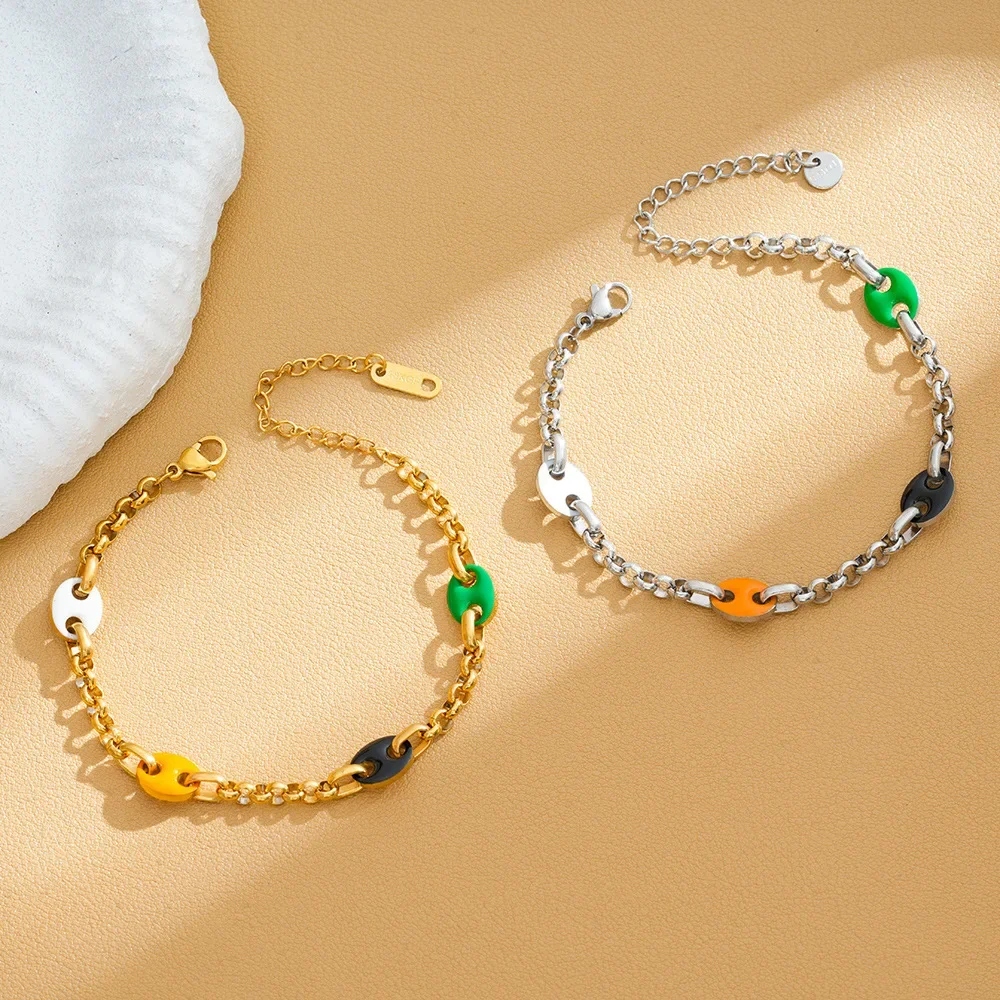 Дизайнерский аксессуар унисекс — модный, преувеличенный и простой браслет со свиным носом, управляющий маслом.