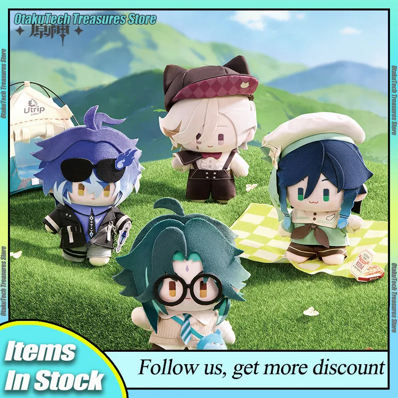 

Плюшевая кукла Сяо из Genshin Impact: серия «Весенние цветы», мягкая игрушка-персонаж Венти, коллекционный подарок, сувенир по игре.