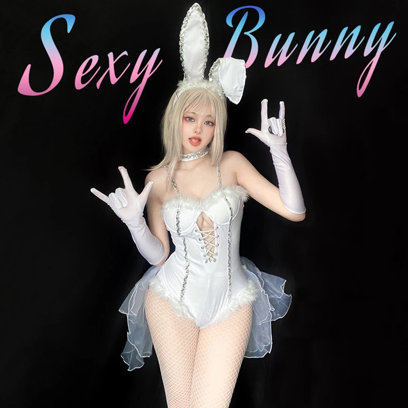 

ZyzR Nightclub Dancer Bunny Girl Temptation Unform Women Wedding Night Sexy Lingerie Outfit Cosplay Erotic Costumes