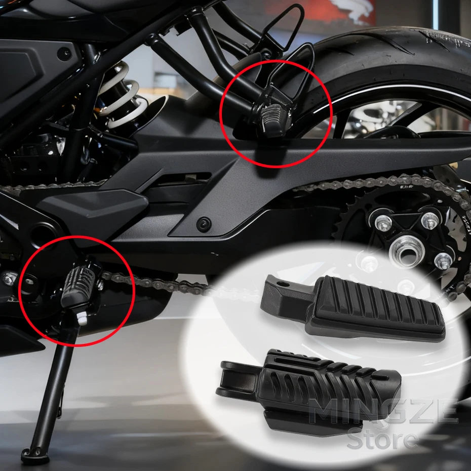 دراجة نارية الجبهة الخلفية مجموعة مسند القدمين عدم الانزلاق الدواسات الراحة أوتاد القدم جبل عدة ل CFMOTO 250SR 300SR CF250-6 MY22 CF250SR sr250 #1