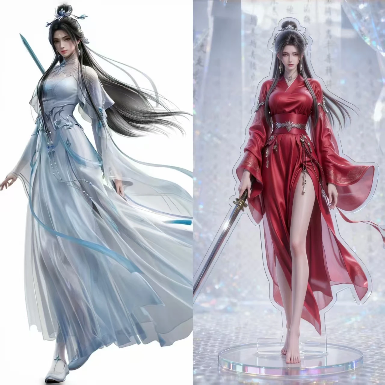 

Новый Zhu Xian периферийные устройства Lu Xueqi 15 см аниме акриловая подставка модель тарелка декор стола стоячий знак