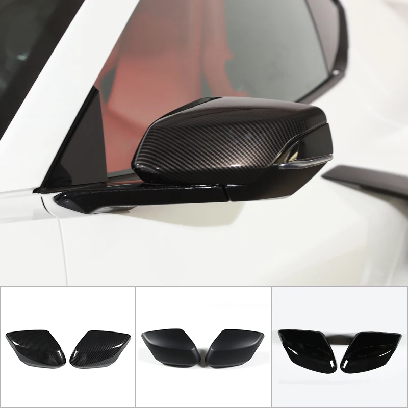 

ABS Carbon Car Rear View Door Wing Mirror Side Mirror Cover Caps Shell Case for Chevrolet Corvette C8 Stingray Z51 Z06 2020-2023