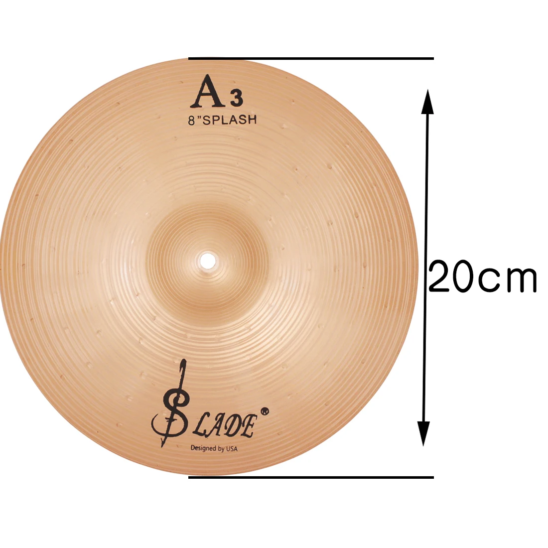 SLADE 8/10/12/14 Inch Crash Cymbal Gong For Players Beginners Percussion Instruments Accessories Crash Hi-Hat Drum Cymbals Kit