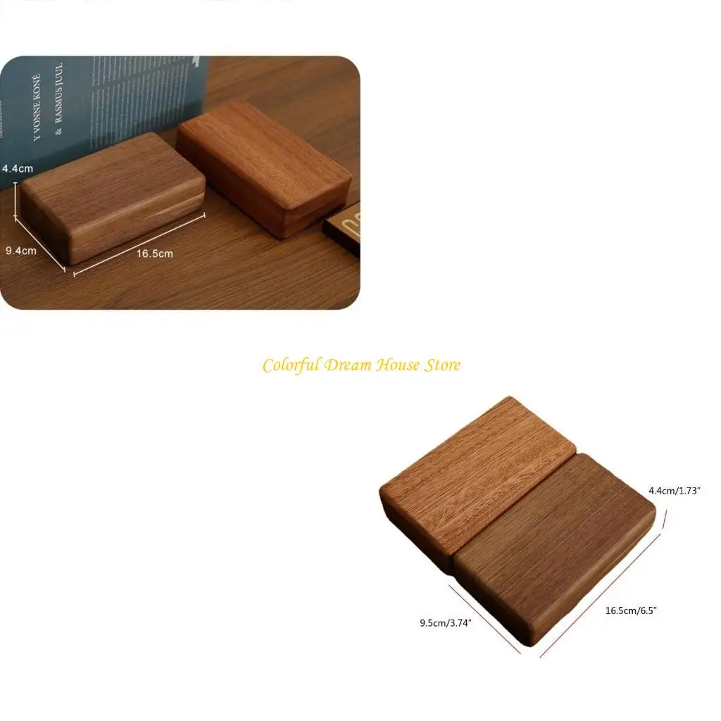 

Walnut Jewelry Box Wedding Ring Box Earring Rings Storage Box Jewelry Box Jewelry Gift Packaging Box