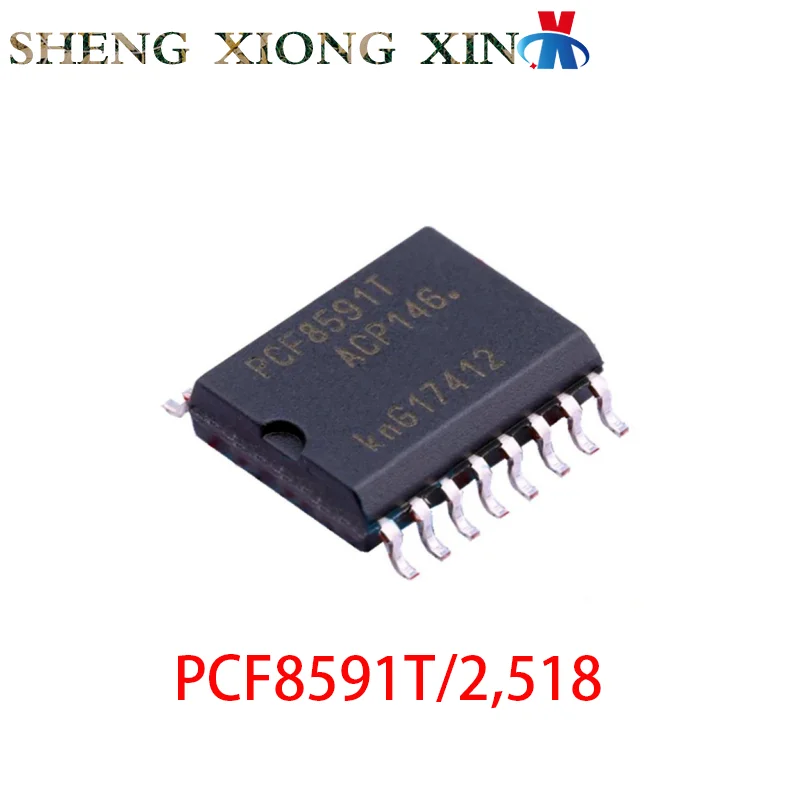 1pcs 100% NEW PCF8591T/2,518 SOIC-16 Data Acquisition ADC/DAC PCF8591T 8591T Integrated Circuit