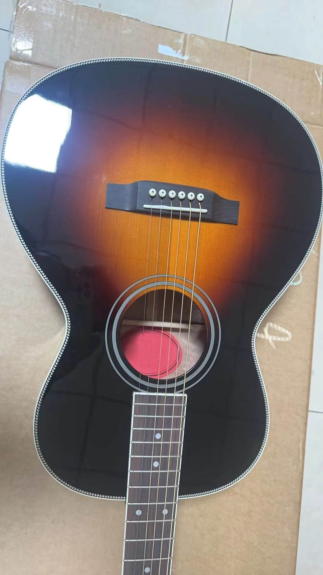 2026 hot Keb' Mo' Blues Master 2012 Acoustic Guitar Handmade Sunburst color, Solid Spruce Top,Rosewood Fretboard