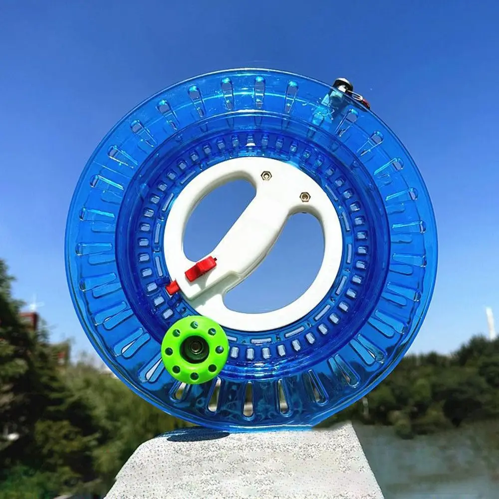 

Creative with String Kite Reel Come with Lock 18/20/22/26cm String Spool Handle Tool Twisted String Line String Flying