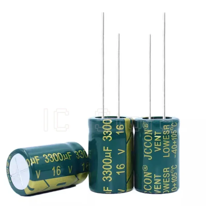 10PCS Capacitor 16V 3300uf Low ESR High Frequency 10x25mm 13x20mm Aluminum Electrolytic Capacitor 10*25 13*20