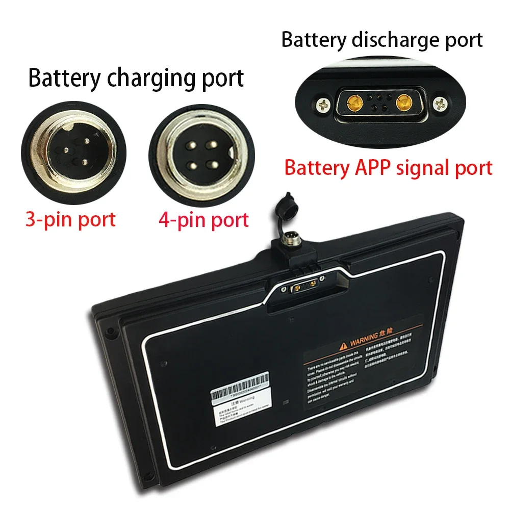 54.8V 4.4AH 4-pin SELF BALANCING Skateboard Battery for Xiaomi Ninebot Segway MINI Lithium Cell Connection App with BMS 18650