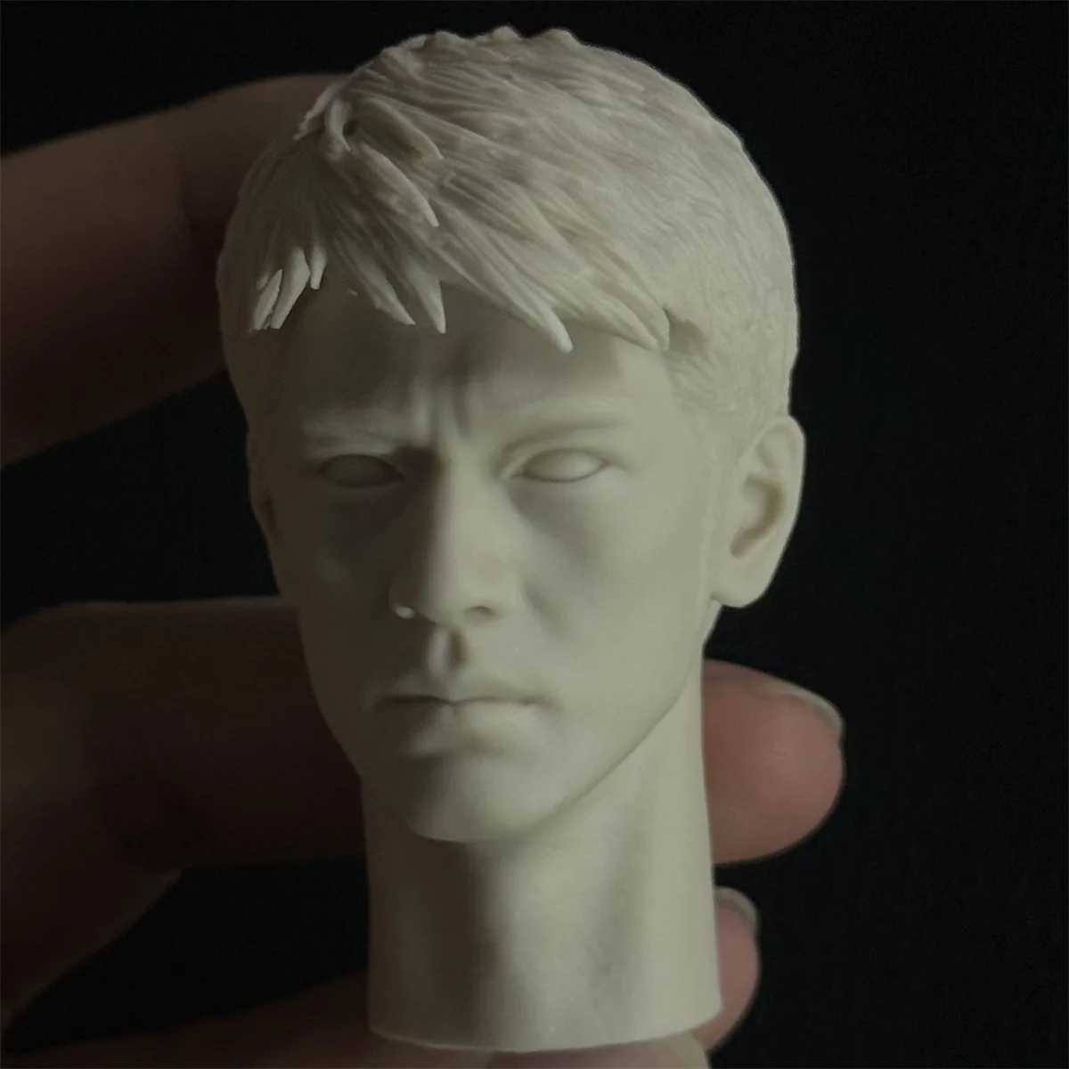 1/6 Takeshi Kaneshiro Japanese Head Sculpt Long Neck  star Actor Carved Model Unpainted Fit 12