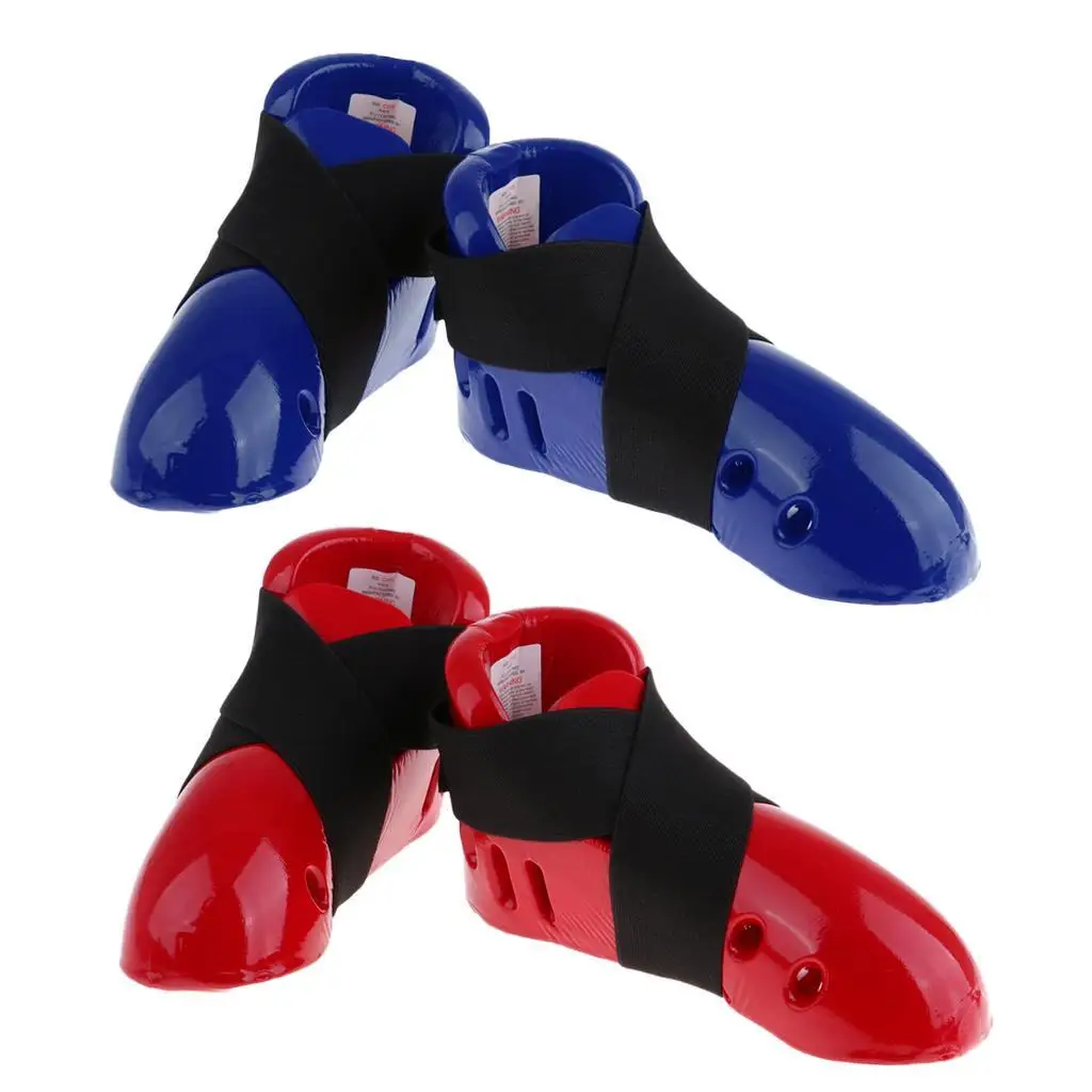 Adjustable Karate Gear Shoes No Sliding Light Weight Taekwondo Sparring Easy To Wear Guard