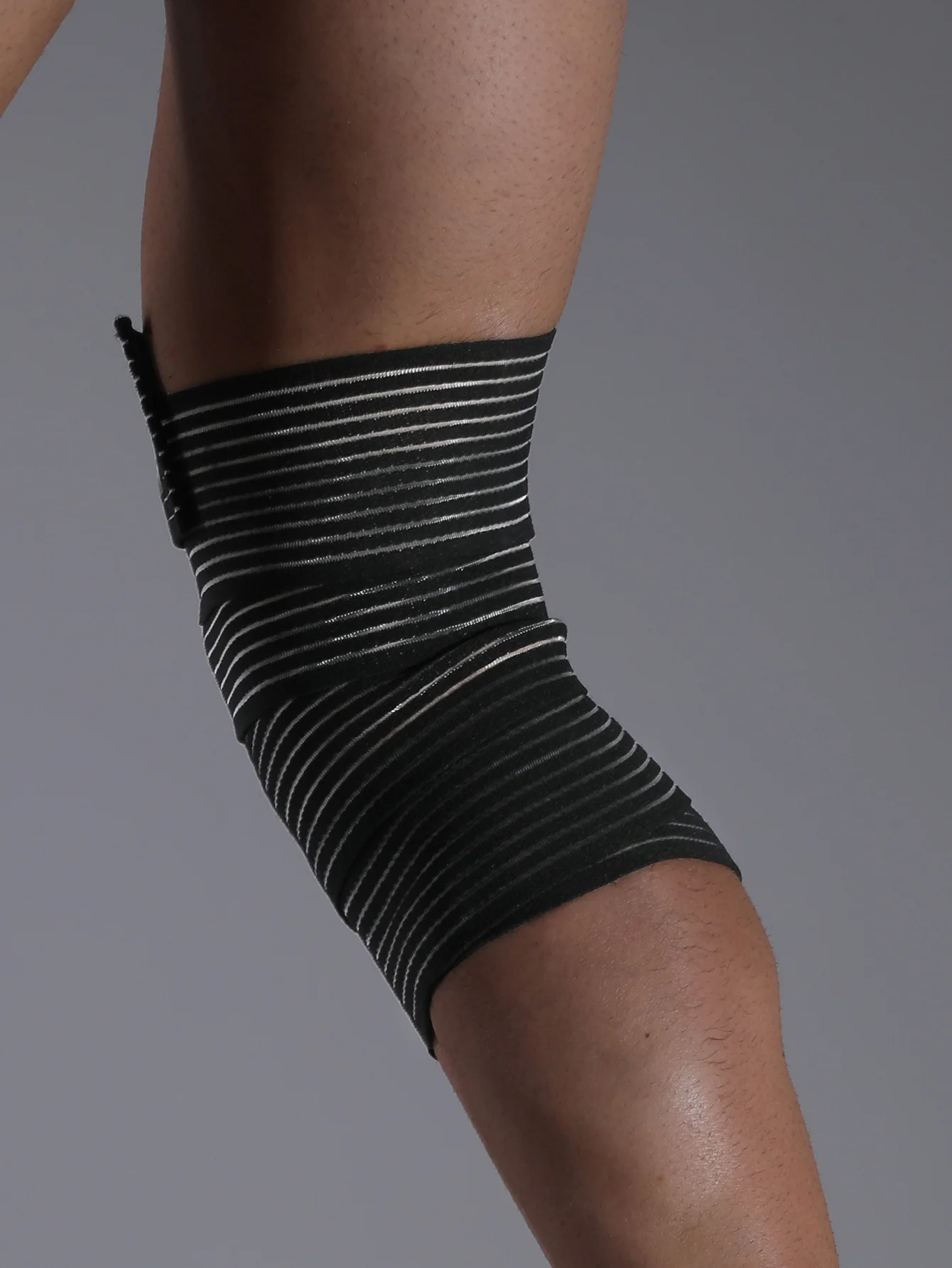 VBOSI 1-teiliges multifunktionales, atmungsaktives, elastisches Kniebandage für Damen und Herren, Wadenstütze für Gewichtheben, Kniebeugen – Detail 6