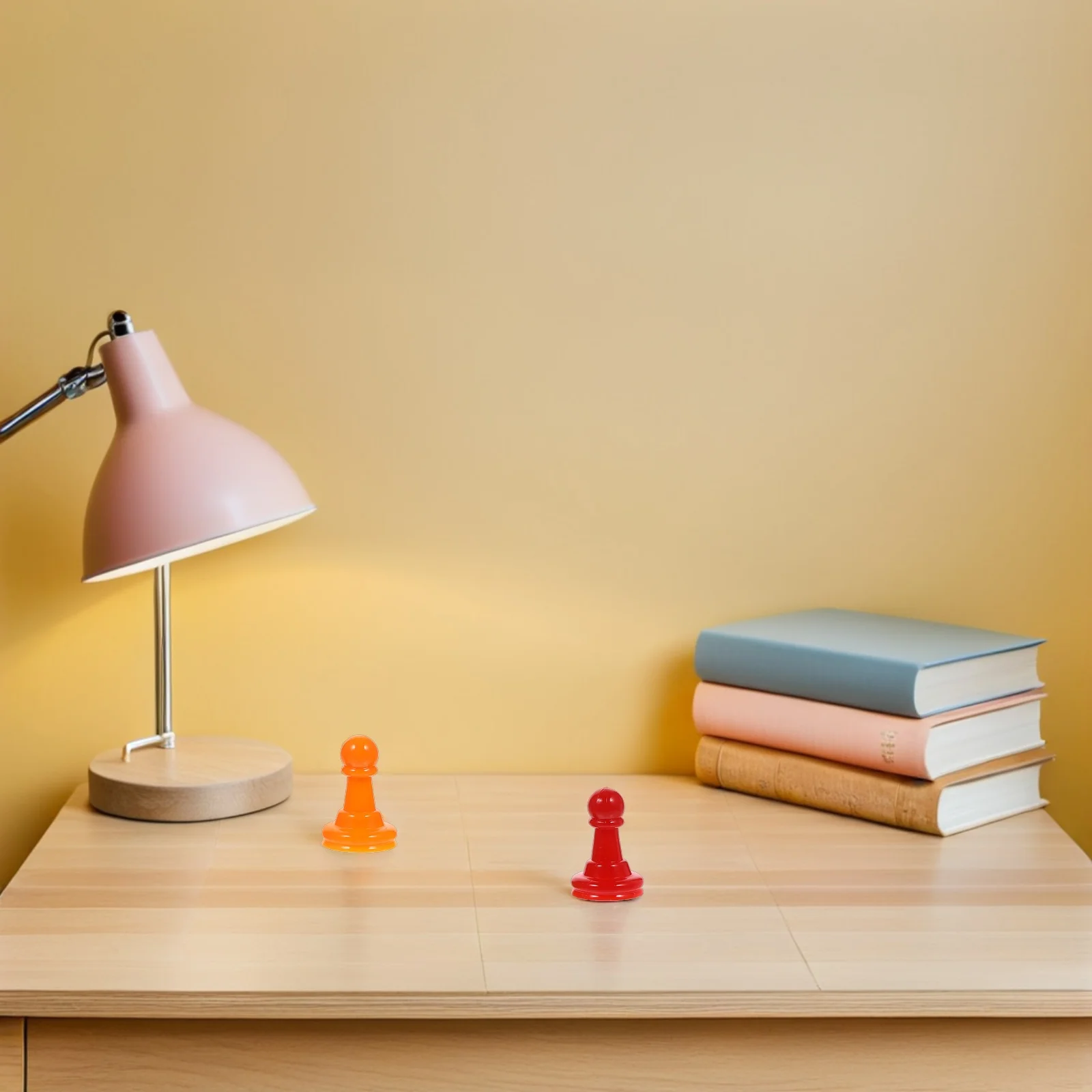 

128Pcs Board Game Pawns Multicolor Plastic Chess Pieces Replacement Game Counters for Parties Gatherings Travel