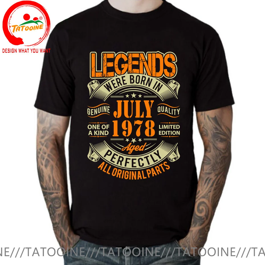 Legends Born in 1978 Aged Perfectly January Febuary March April May June July August September October November December T Shirt