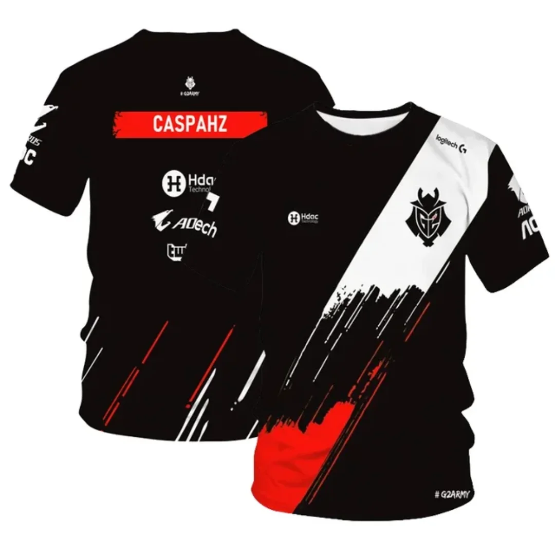 G2 Game Men's Customized BrokenBlade Yike Caps HansSama Mikyx, Quick Drying, Esports Fans, Short Sleeves, Summer Fashion,