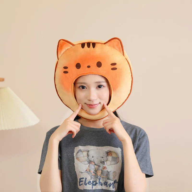 버터 비스킷 고양이 머리 장식 사진 소품 만화 모자 사진 촬영 의상 공연 액세서리