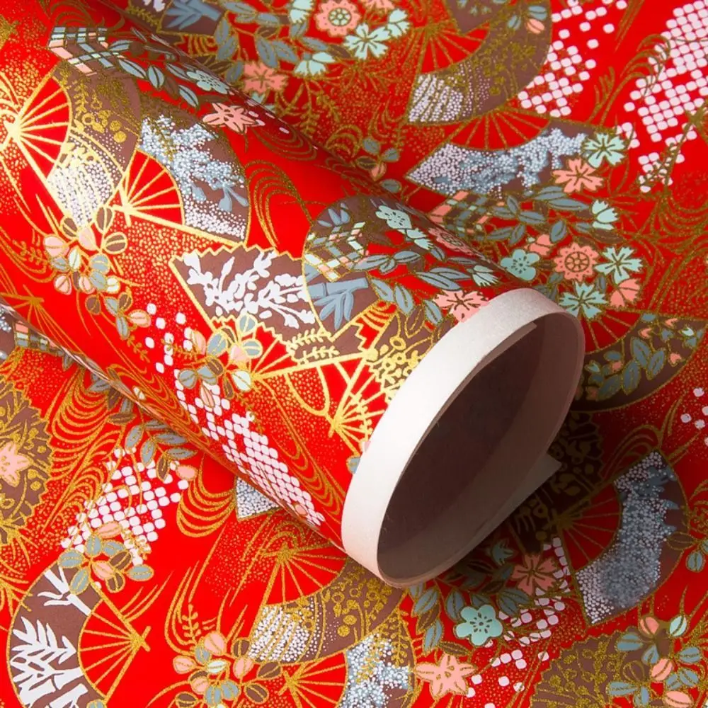 DIY Art Material Japanese Style Gift Wrap Paper Paper-cut 42*58cm Origami Paper Sakura Pattern Folding Paper Gift Wrapping