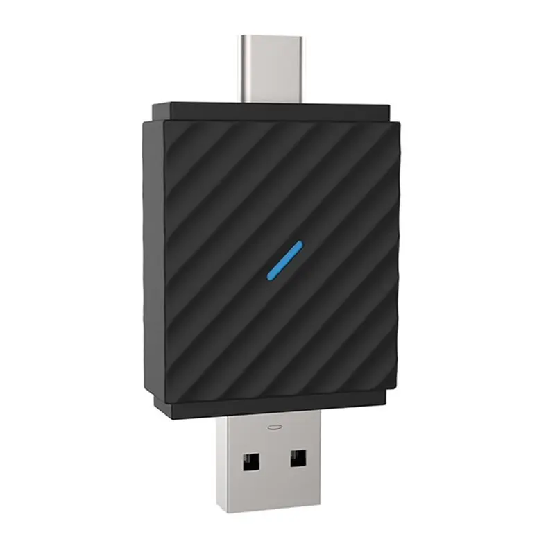 JABS-무선 카플레이 어댑터, 차량용 유선 카플레이용 USB A/타입 C, 플러그 앤 플레이 변환