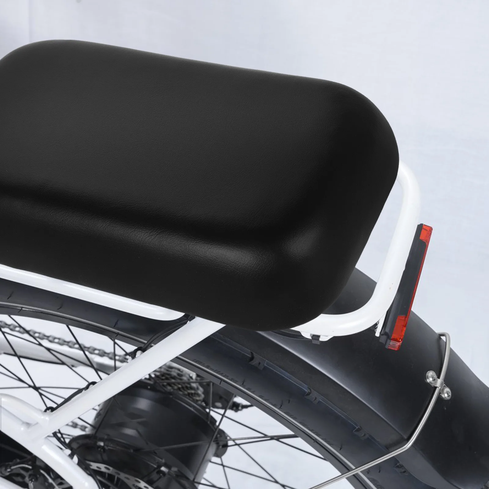 Electric Bike Rear Rack Saddle Durable Plastic Iron Thickened High Elasticity Backseat For Adult Kids Universal Bicycle Seat