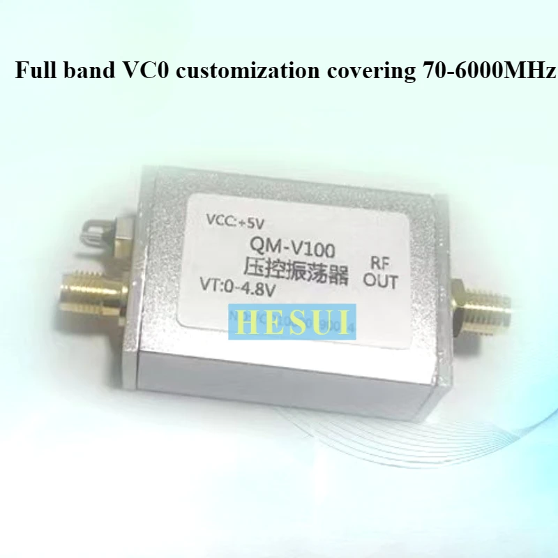 VHF frequency VCO  FM signal source point frequency sweep output metal housing