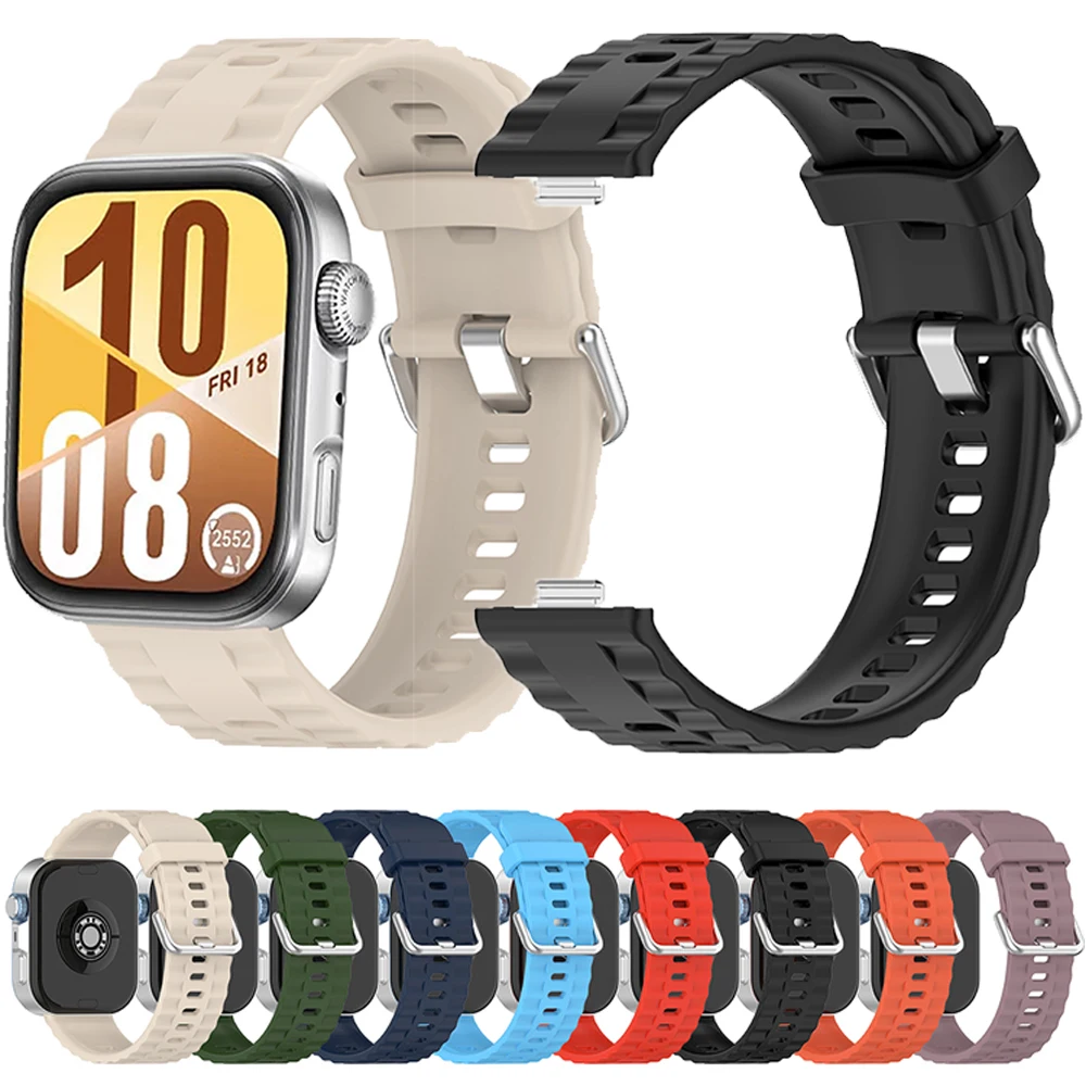 

Silicone Strap for Huawei Watch Fit 4 Pro/4 3 Sport Bracelet Replaceable Wristband Correa for Huawei Watch Fit 4 Original Strap