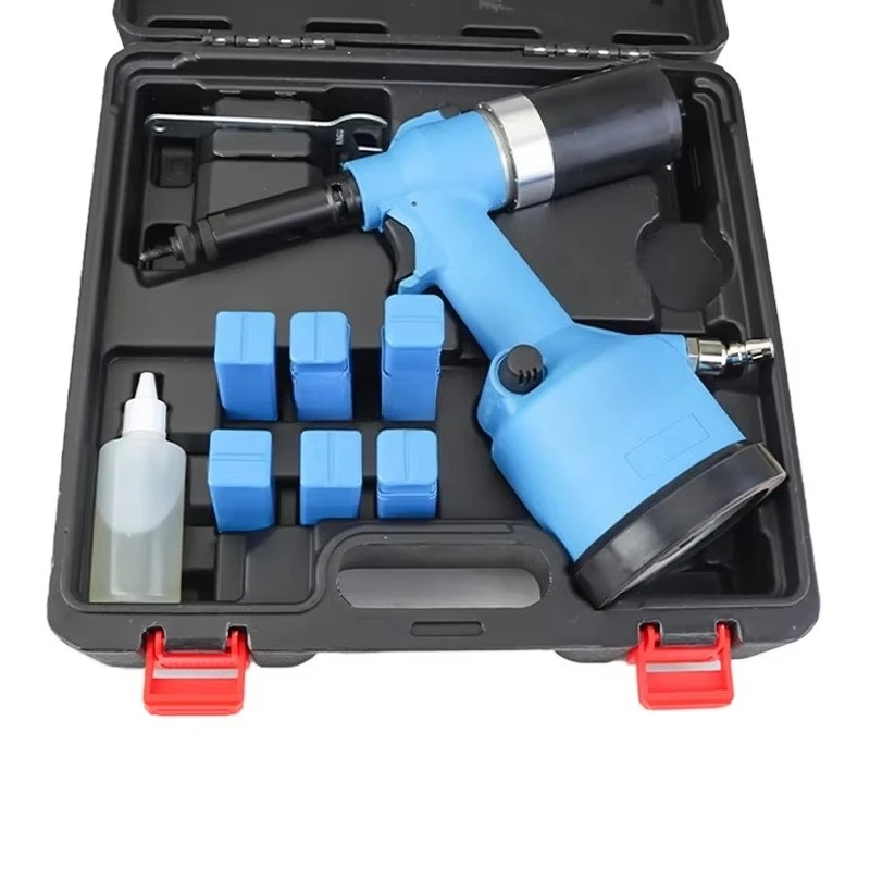 High Quality Stainless Steel Pneumatic Tools Air Riveters One Button Automatic Daily Industrial Fastening Parts Projects Applied
