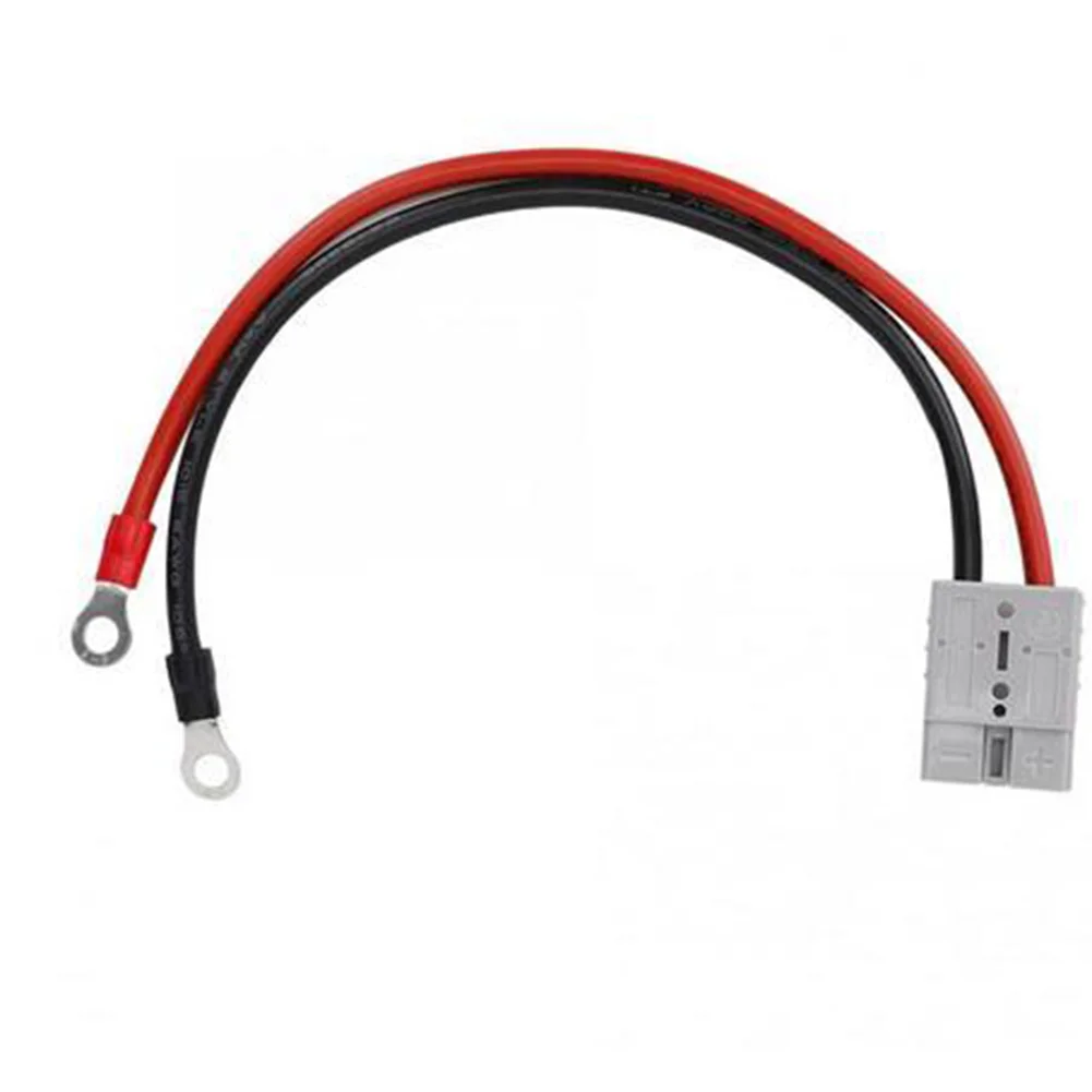 Industrial Grade 50A For Anderson Plug Lead Cable With Lug M8 Terminal Battery Charging Connector Heavy Duty Construction