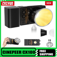 CINEPEER CX100 100W Pocket Photography LED light Studio Video Fill Light 2700K-6500K for Live Streaming Photography lamp ZHIYUN