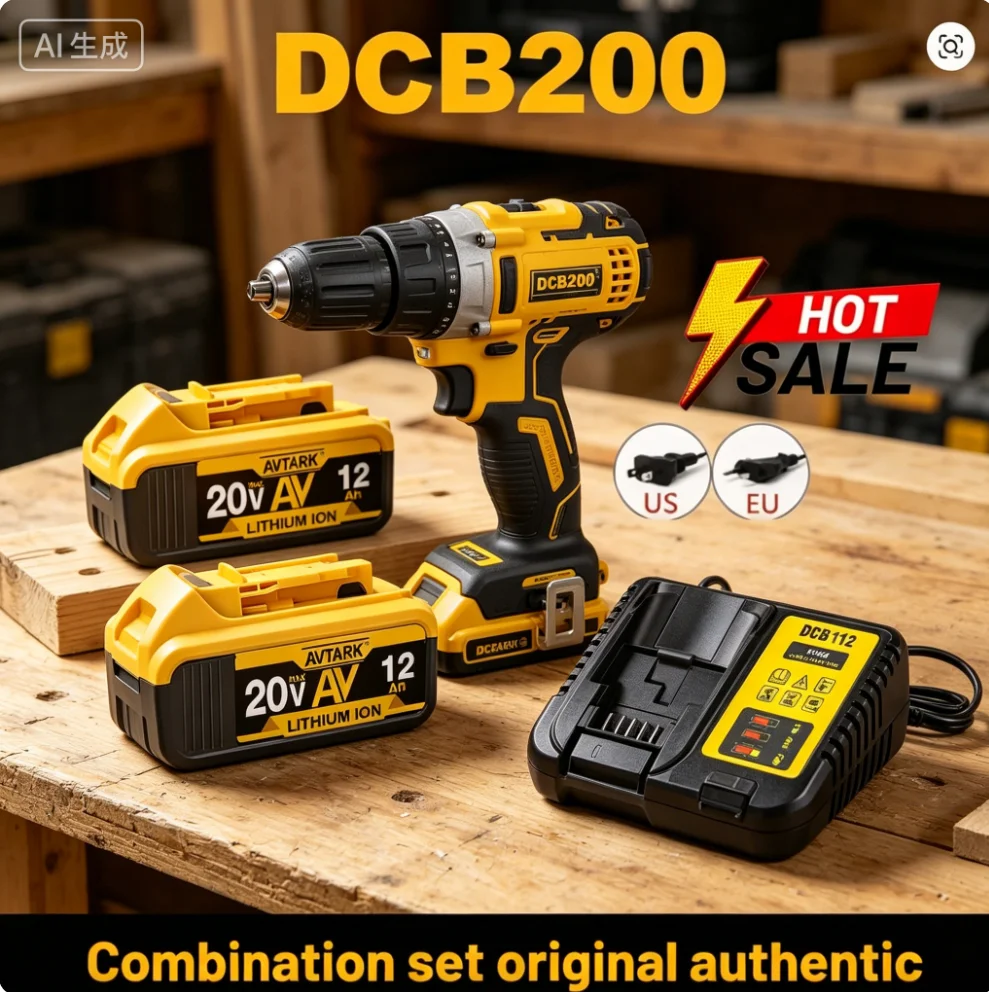 

DHL 20V 12.0Ah MAX Battery Power Tool Replacement for DeWalt DCB205 DCB 206 DCB181 DCB182 DCB200 20V 8Ah 12A 18Volt 20v Battery