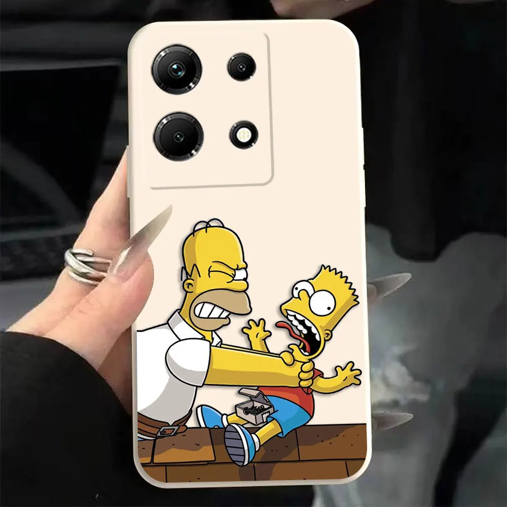 

Funny The Lovely S-Simpsons Phone Case For Infinix S5 GT 20 CAMON 15 16 30 30S POVA 4 NEO SPARK 6 SMART 7 8 9 10 HD PRO TPU Case