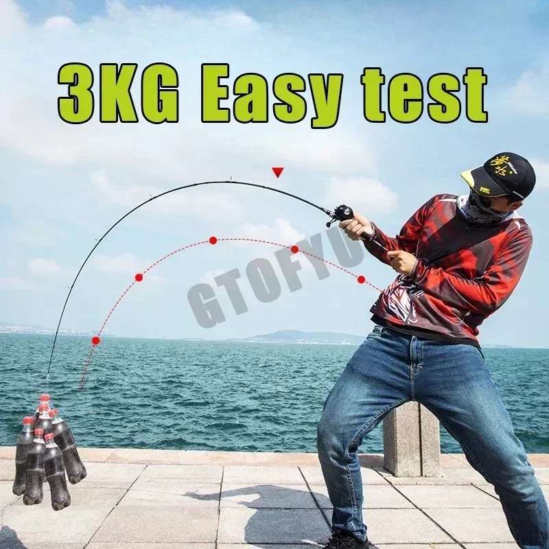 Fishing Rod Traveller Spinning Casting Lure 5-30g Rock Fishing Rod 1.65/1.8m High Quality Baitcasting  High Quality  Pole