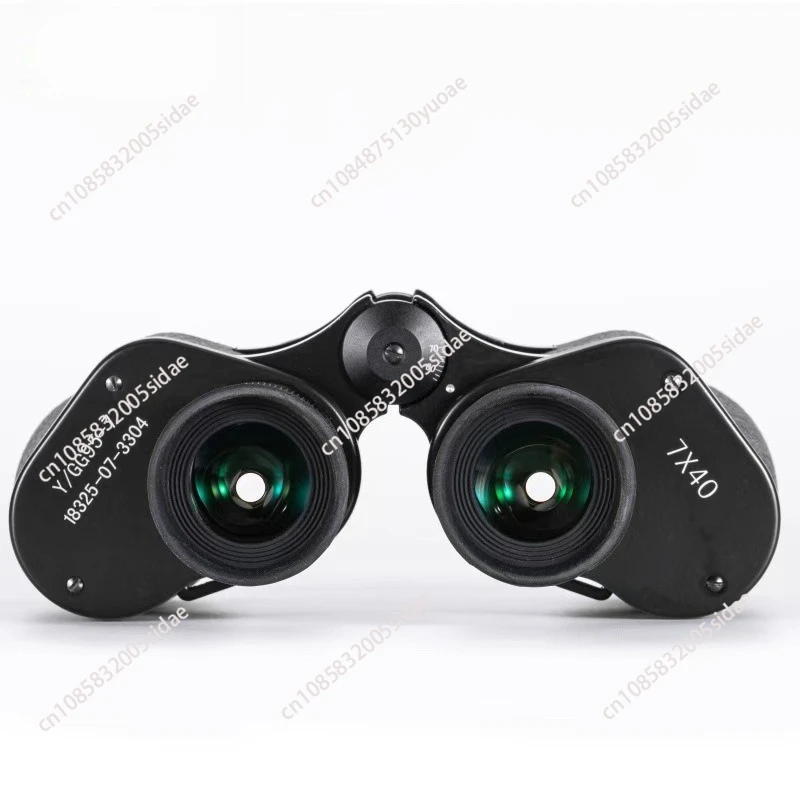 النوع 95 7X40 مناظير عالية الوضوح وعالية الطاقة رؤية ليلية منخفضة الإضاءة 3304 صندوق جلد البقر مرآة معدنية