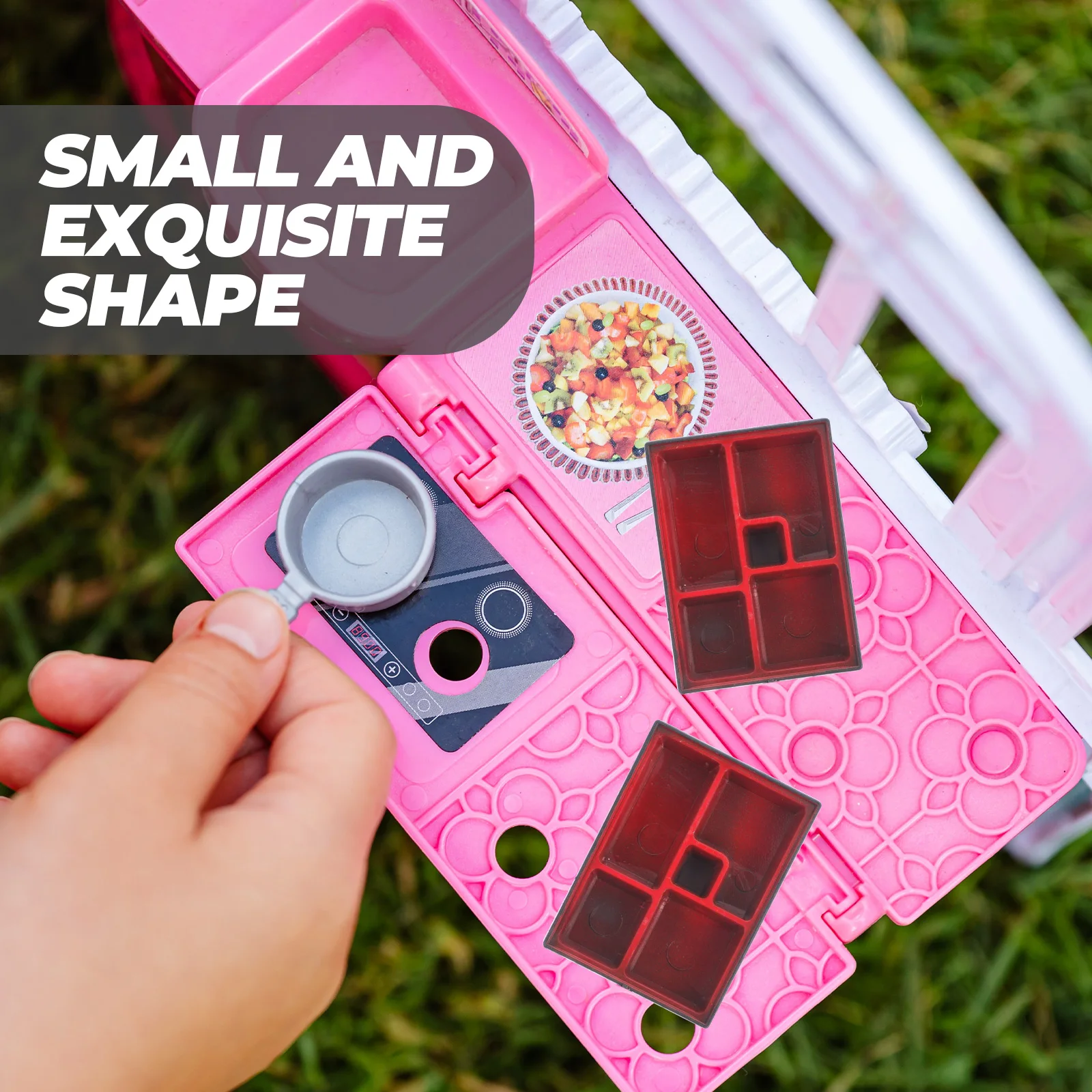

10 Pcs Miniature Food and Play Plate Toys Dish for House Decorations Plastic Dollhouse Plates Ornaments Child