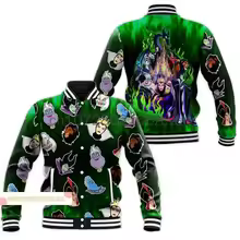 Villains Maleficent Baseball Jacket Disney Maleficent Casual Baseball Jacket