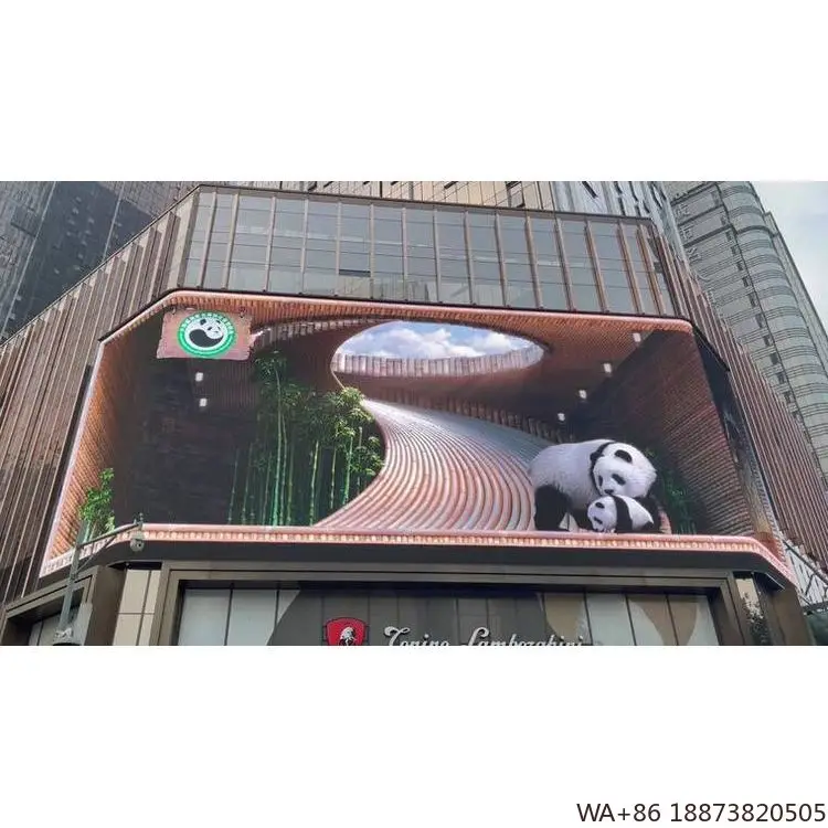 

Светодиодный дисплей, сверхмощный полноцветный уличный водонепроницаемый экранный фон